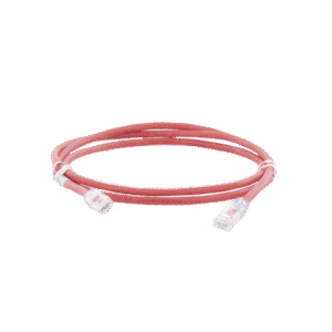 Cable de parcheo UTP Categoría 6, con plug modular en cada extremo - 1.5 m. - Rojo Cable de parcheo UTP Categoría 6, con plug modular en cada extremo - 1.5 m. - Rojo