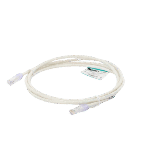 Cable de parcheo UTP Categoría 6, con plug modular en cada extremo - 2 m. - Blanco Mate Cable de parcheo UTP Categoría 6, con plug modular en cada extremo - 2 m. - Blanco Mate