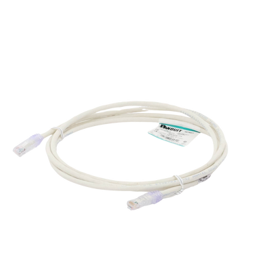 Cable de parcheo UTP Categoría 6, con plug modular en cada extremo - 2 m. - Blanco Mate Cable de parcheo UTP Categoría 6, con plug modular en cada extremo - 2 m. - Blanco Mate
