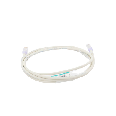 Cable de parcheo UTP Categoría 6, con plug modular en cada extremo - 2 m. - Blanco Mate Cable de parcheo UTP Categoría 6, con plug modular en cada extremo - 2 m. - Blanco Mate
