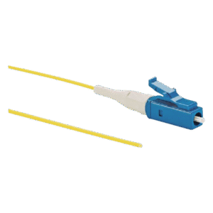 Pigtail de Fibra Óptica LC Simplex, Monomodo OS2 9/125, 900um, Color Amarillo, 1 Metro