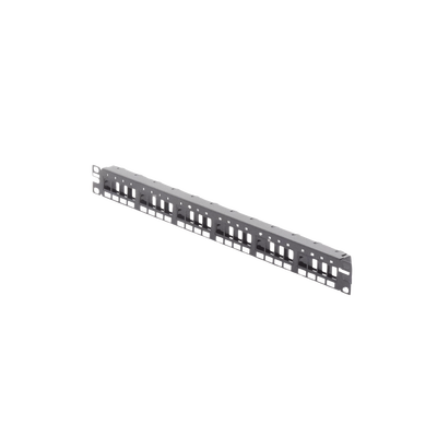 Panel de Parcheo Modular Keystone (Sin Conectores), Numerado y Espacio para Etiquetas, de 24 puertos, 1UR Panel de Parcheo Modular Keystone (Sin Conectores), Numerado y Espacio para Etiquetas, de 24 puertos, 1UR