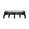 Organizador de Cables Horizontal NetManager de Alta Densidad, Doble (Frontal y Posterior), Para Rack de 19in, 1UR