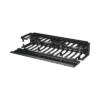 Organizador de Cables Horizontal NetManager de Alta Densidad, Sencillo (Solo Frontal), Para Rack de 19in, 2UR