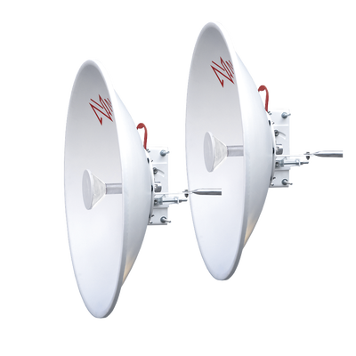 Antena Direccional de alto rendimiento / diámetro de 60 cm / 5.9-7.2 GHz / Ganancia 30 dBi / SLANT de 45 ° y 90 ° / Ideal para 30 km / Conector N-Hembra / Montaje y jumpers incluidos.