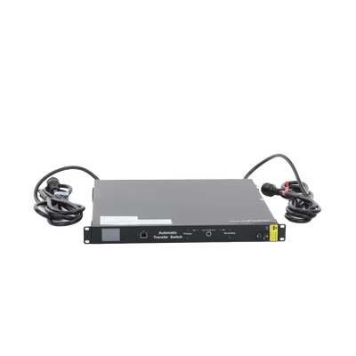 PDU Monitoreable de Transferencia Automática ATS (Fuente Redundante), Con 10 Salidas 5-15R, Enchufes de Entrada L5-20P, Instalación Horizontal de 19in, 1UR, 20 Amp, 120 Vca PDU Monitoreable de Transferencia Automática ATS (Fuente Redundante), Con 10 Salidas 5-15R, Enchufes de Entrada L5-20P, Instalación Horizontal de 19in, 1UR, 20 Amp, 120 Vca