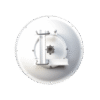 Antena Direccionales Blindada para radio C5X, B5X, C6X, B6X / tecnología Twist-on para radios de guía de onda / 4.9-6.4 GHz / Ganancia 34 dBi / Ideal para hasta 50 km / Montaje incluido.