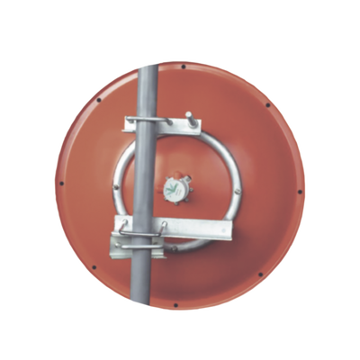 Antena altamente Direccional / 4 ft / 4.9-6.4 GHz / Diseñada para ambientes salinos / Ganancia 37 dBi / SLANT de 45 ° y 90 ° / Incluye radomo, jumper y montaje de acero inoxidable.