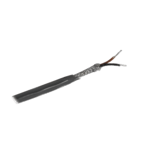 Carrete de 305 mts. cable blindado ROHS con 2 hilos calibre 26 AWG, Rojo y Negro.