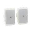 Altavoces de Montaje en Superficie de 2 vias | Woofer 5 in, Tweeter 0.5 in | Semi-Exterior, 6 ohms | Par Color Blanco