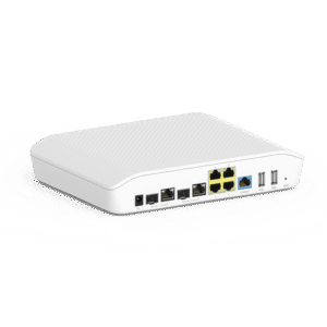 Router/Firewall, con función SD-WAN NSE3000 / 2 puertos WAN Gigabit + 2 SFP combo / 4 puertos LAN Gigabit / Gestión Unificada de Amenazadas / Administración desde la Nube con cnMaestro / Hasta 1,000 dispositivos