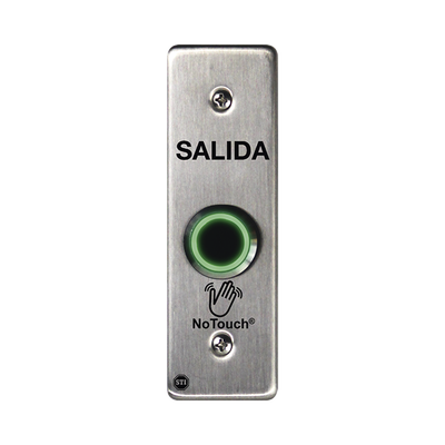 Interruptor IR NoTouch® de Acero Inoxidable, Montaje Delgado, Caja Posterior, SALIDA
