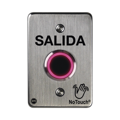 Interruptor IR NoTouch® de Acero Inoxidable, Salida Única, SALIDA Interruptor IR NoTouch® de Acero Inoxidable, Salida Única, SALIDA