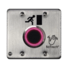 Interruptor IR NoTouch® de Acero Inoxidable, Salida Doble, Símbolo de Puerta