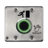 Interruptor IR NoTouch® de Acero Inoxidable, Salida Doble, Símbolo de Puerta