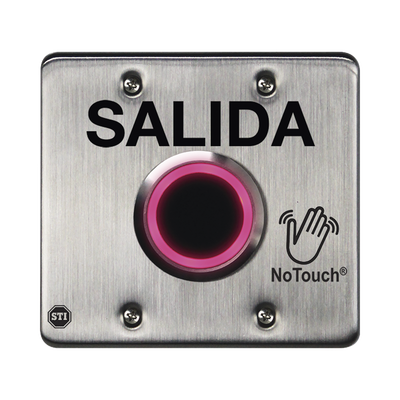 Interruptor IR NoTouch® de Acero Inoxidable, Salida Doble, SALIDA Interruptor IR NoTouch® de Acero Inoxidable, Salida Doble, SALIDA