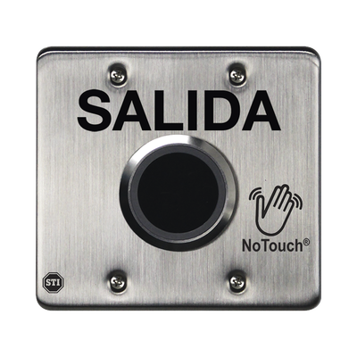 Interruptor IR NoTouch® de Acero Inoxidable, Salida Doble, SALIDA Interruptor IR NoTouch® de Acero Inoxidable, Salida Doble, SALIDA