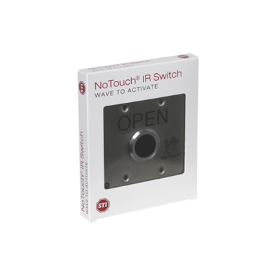 Interruptor IR NoTouch® de Acero Inoxidable, Salida Doble, ABIERTO