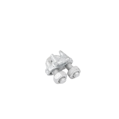 Nudo/ Perro/ Abrazadera Acero Forjado para Cable de 5/16", Galv. por Inmersión en Caliente.