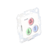 Modulo de 3 Botones iluminados con Lector RFID 125 KHz / Alarma / Cancelar y Código Azul / BUS RS485 / Compatible con NX0019/B, NX1021 y NX0015