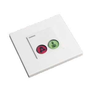 Modulo de 2 Botones iluminados con Lector RFID 125 KHz / Alarma y Cancelar / BUS RS485 / Compatible con NX0019/B, NX1021 Y NX0015