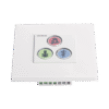 Modulo de 3 Botones iluminados / Alarma / Cancelar y Código Azul / BUS RS485 / Compatible con NX0019/B, NX1021 Y NX0015