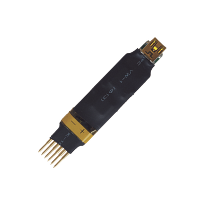 Programador para Receptor de Alarmas / Plug 6 Pogo-Pin / 0.005 kg / USB Plug de 6 Pogo / 75x15x5 mm / Incluye Software de Configuración