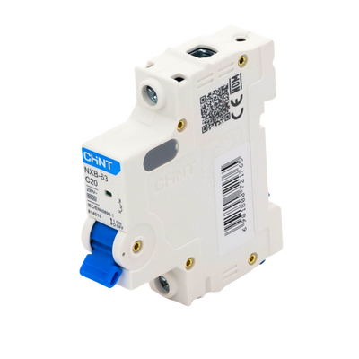 Pastilla para Riel Din, 1 Polo, 20 Amp, Vca:110/415v, 6kA, Catálogo: NXB631PC20, Serie: NXB-63. Pastilla para Riel Din, 1 Polo, 20 Amp, Vca:110/415v, 6kA, Catálogo: NXB631PC20, Serie: NXB-63.