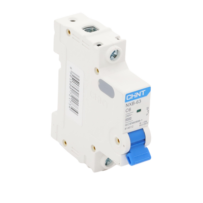 Pastilla para Riel Din, 1 Polo, 6 Amp, Vca:110/415v, 6kA, Catálogo: NXB631PC6, Serie: NXB-63. Pastilla para Riel Din, 1 Polo, 6 Amp, Vca:110/415v, 6kA, Catálogo: NXB631PC6, Serie: NXB-63.