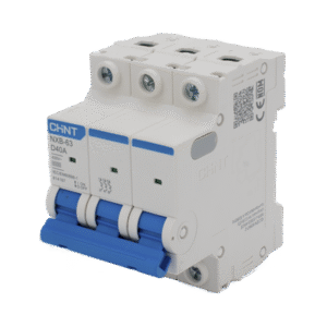 Pastilla para Riel Din, 3 Polos, 40 Amp, Vca:110/415v, 6kA, Catálogo: NXB633PD40, Serie: NXB-63.