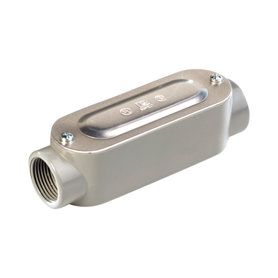 Caja Condulet tipo C de 1" (25.4 mm) Incluye tapa y tornillos. Caja Condulet tipo C de 1" (25.4 mm) Incluye tapa y tornillos.