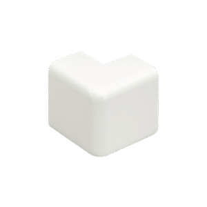 Esquinero exterior, para uso con canaleta LD3, material ABS, Color Blanco Mate