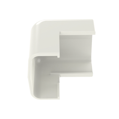 Esquinero exterior, para uso con canaleta LD5, material ABS, Color Blanco Mate