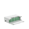 Distribuidor de Fibra Óptica para 144 empalmes, con 144 acopladores SC/APC y 144 pigtails SC/APC, 19", 3 UR