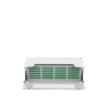 Distribuidor de Fibra Óptica para 144 empalmes, con 144 acopladores SC/APC y 144 pigtails SC/APC, 19", 3 UR