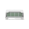 Distribuidor de Fibra Óptica para 144 empalmes, con 144 acopladores SC/APC y 144 pigtails, 19", 5 UR