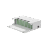 Distribuidor de Fibra Óptica para 144 empalmes, con 144 acopladores SC/APC y 144 pigtails, 19", 5 UR