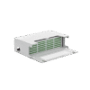 Distribuidor de Fibra Óptica para 144 empalmes, con 144 acopladores SC/APC y 144 pigtails, 19", 5 UR