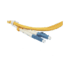 Jumper de Fibra Óptica Duplex, Monomodo, con Conectores LC/UPC-LC/UPC, 2 metros