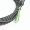 Jumper de Fibra Óptica, conector SC/APC - conexión a caja FDP460, redondo, 10 metros, forro 3 mm, G657A2, negro