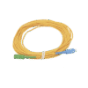 Jumper de Fibra Óptica Simplex, Monomodo, con Conectores SC/UPC-SC/APC, de 10 Metros