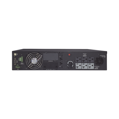 UPS de 2200 VA/1800 W, Online Doble Conversión, Entrada 120 Vca NEMA 5-20P, Onda Senoidal Pura, Rack o Torre de 2 UR, Con 6 NEMA 5-20R y 1 NEMA L5-20R UPS de 2200 VA/1800 W, Online Doble Conversión, Entrada 120 Vca NEMA 5-20P, Onda Senoidal Pura, Rack o Torre de 2 UR, Con 6 NEMA 5-20R y 1 NEMA L5-20R