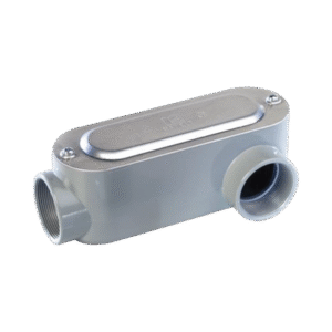 Caja Oval Roscada tipo LL de 1 1/4" (31.8 mm) / Incluye tapa y tornillos.