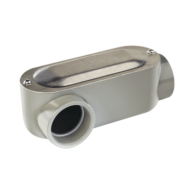 Caja oval roscada tipo LR de 3" chica (76.2 mm) Incluye tapa y tornillos. Caja oval roscada tipo LR de 3" chica (76.2 mm) Incluye tapa y tornillos.