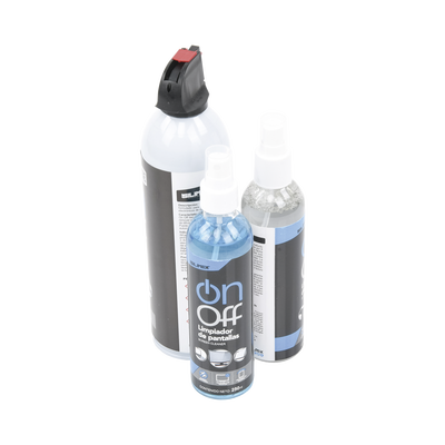 Kit de Limpieza, incluye 4 productos especializados en limpieza de pantallas y superficies, equipo de cómputo y electrónicos Kit de Limpieza, incluye 4 productos especializados en limpieza de pantallas y superficies, equipo de cómputo y electrónicos