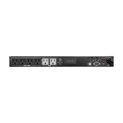 UPS de 1000 VA/600 W, Topología Línea Interactiva, Entrada 120 Vca NEMA 5-15P, Tipo Rack 1 UR, Con 6 Tomas NEMA 5-15R UPS de 1000 VA/600 W, Topología Línea Interactiva, Entrada 120 Vca NEMA 5-15P, Tipo Rack 1 UR, Con 6 Tomas NEMA 5-15R
