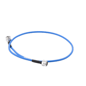 Cable flex SSP-250-LLPL (1/4" diam.) de 1m, bajo PIM (≤-155 dBc), conectores N Macho a N Macho en A/R, 0-6 GHz.