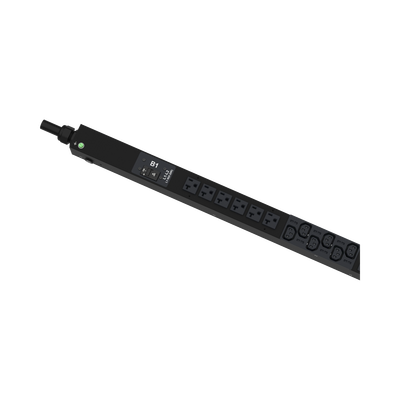 PDU G6 Monitoreable (MI) para Distribución de Energía, Enchufe de Entrada NEMA L21-30P, Con 18 Salidas C13 y 6 C19, de Instalación Vertical, 208 Vca, 30 Amp