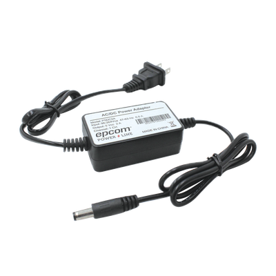 Fuente de poder de 5 Vcc regulado @ 2A; UL; Voltaje de entrada de 100-240 Vca / Con Terminales de Extensión