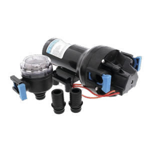 Bomba de diafragma controlada por presión para trabajo pesado ParMax 6 de 24 Vcd 60PSI Bomba de diafragma controlada por presión para trabajo pesado ParMax 6 de 24 Vcd 60PSI